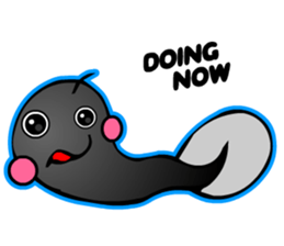 Kawaii Tadpole sticker #3647483
