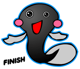 Kawaii Tadpole sticker #3647484