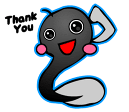 Kawaii Tadpole sticker #3647488