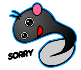 Kawaii Tadpole sticker #3647490