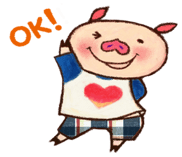 Piggy & Teddy sticker #3647550