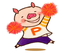 Piggy & Teddy sticker #3647561