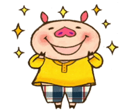 Piggy & Teddy sticker #3647576