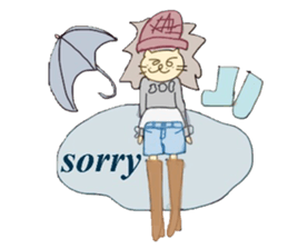 Lion lovely well fashion sticker #3647751