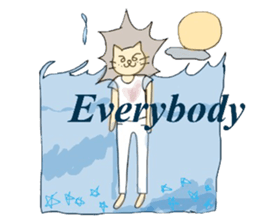 Lion lovely well fashion sticker #3647753