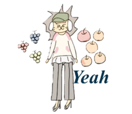 Lion lovely well fashion sticker #3647764