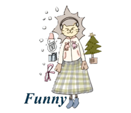 Lion lovely well fashion sticker #3647779