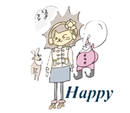 Lion lovely well fashion sticker #3647781