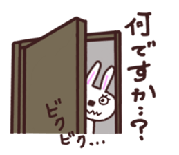 Peaceful rabbit sticker #3647846