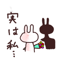 Peaceful rabbit sticker #3647847