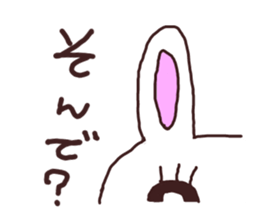 Peaceful rabbit sticker #3647851