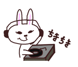 Peaceful rabbit sticker #3647862