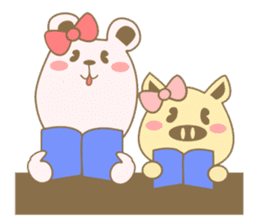 Toyama's bear No2 sticker #3648320