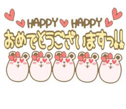 Toyama's bear No2 sticker #3648339