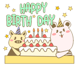 Toyama's bear No2 sticker #3648340