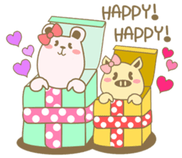 Toyama's bear No2 sticker #3648341