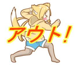 Funny  Cat ears girl sticker #3648346