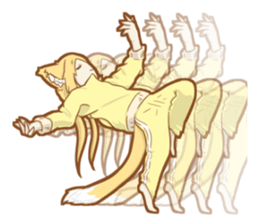 Funny  Cat ears girl sticker #3648355