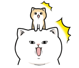 fat cats sticker #3648426