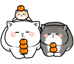 fat cats sticker #3648436
