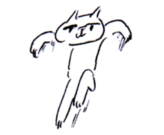 poker face cat life work sticker #3648954