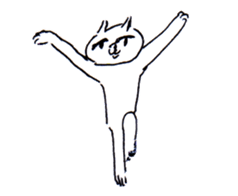 poker face cat life work sticker #3648958