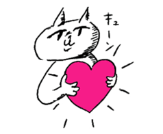 poker face cat life work sticker #3648968