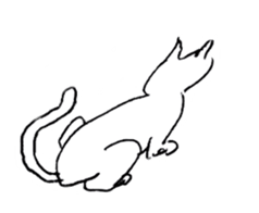 poker face cat life work sticker #3648980