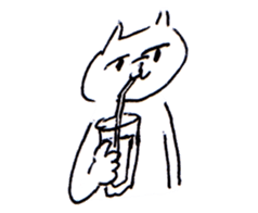 poker face cat life work sticker #3648981