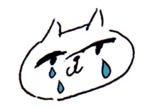 poker face cat life work sticker #3648982