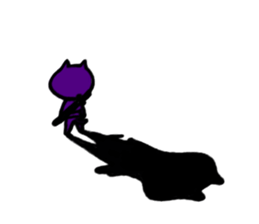 Ninja cat, Murasaki sticker #3649702