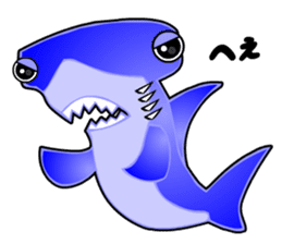 Kawaii Cool Shark sticker #3649793