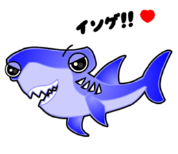 Kawaii Cool Shark sticker #3649802