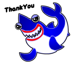 Kawaii Cool Shark sticker #3649814