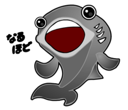 Kawaii Cool Shark sticker #3649816