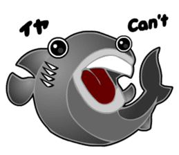 Kawaii Cool Shark sticker #3649817