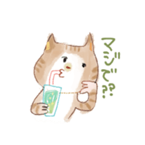 pretty cat&cat sticker #3649834