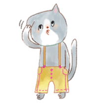 pretty cat&cat sticker #3649854