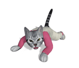3D Cute Cats sticker #3650016