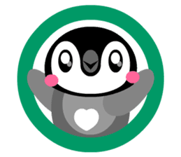 kawaii Comical Penguin sticker #3650063