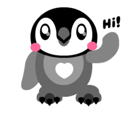 kawaii Comical Penguin sticker #3650065