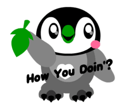 kawaii Comical Penguin sticker #3650067