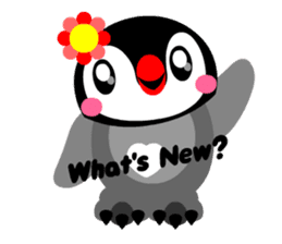 kawaii Comical Penguin sticker #3650068