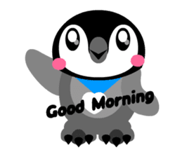 kawaii Comical Penguin sticker #3650069
