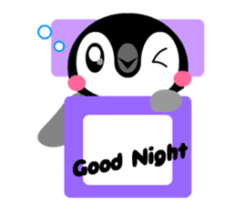 kawaii Comical Penguin sticker #3650072