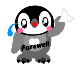 kawaii Comical Penguin sticker #3650074