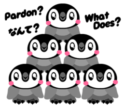 kawaii Comical Penguin sticker #3650084