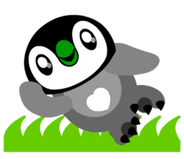 kawaii Comical Penguin sticker #3650085