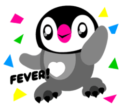 kawaii Comical Penguin sticker #3650095