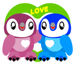 kawaii Comical Penguin sticker #3650102
